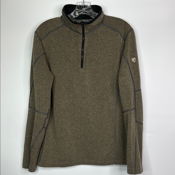 Kuhl Brown 1/4 Zip Sweatshirt Size Medium - Picture 1 of 8